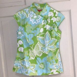 LILLY PULITZER cap sleeve top